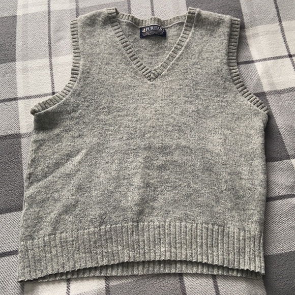 Puritan Sweaters Light Grey Vintage Puritan Sweater Vest Poshmark